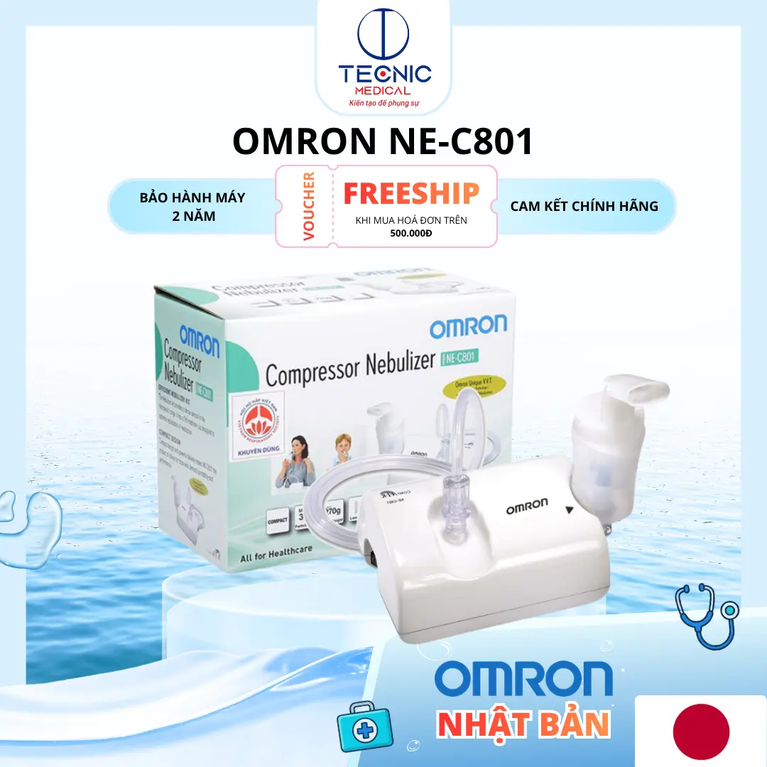Máy xông khí dung điện tử Omron NE-C801